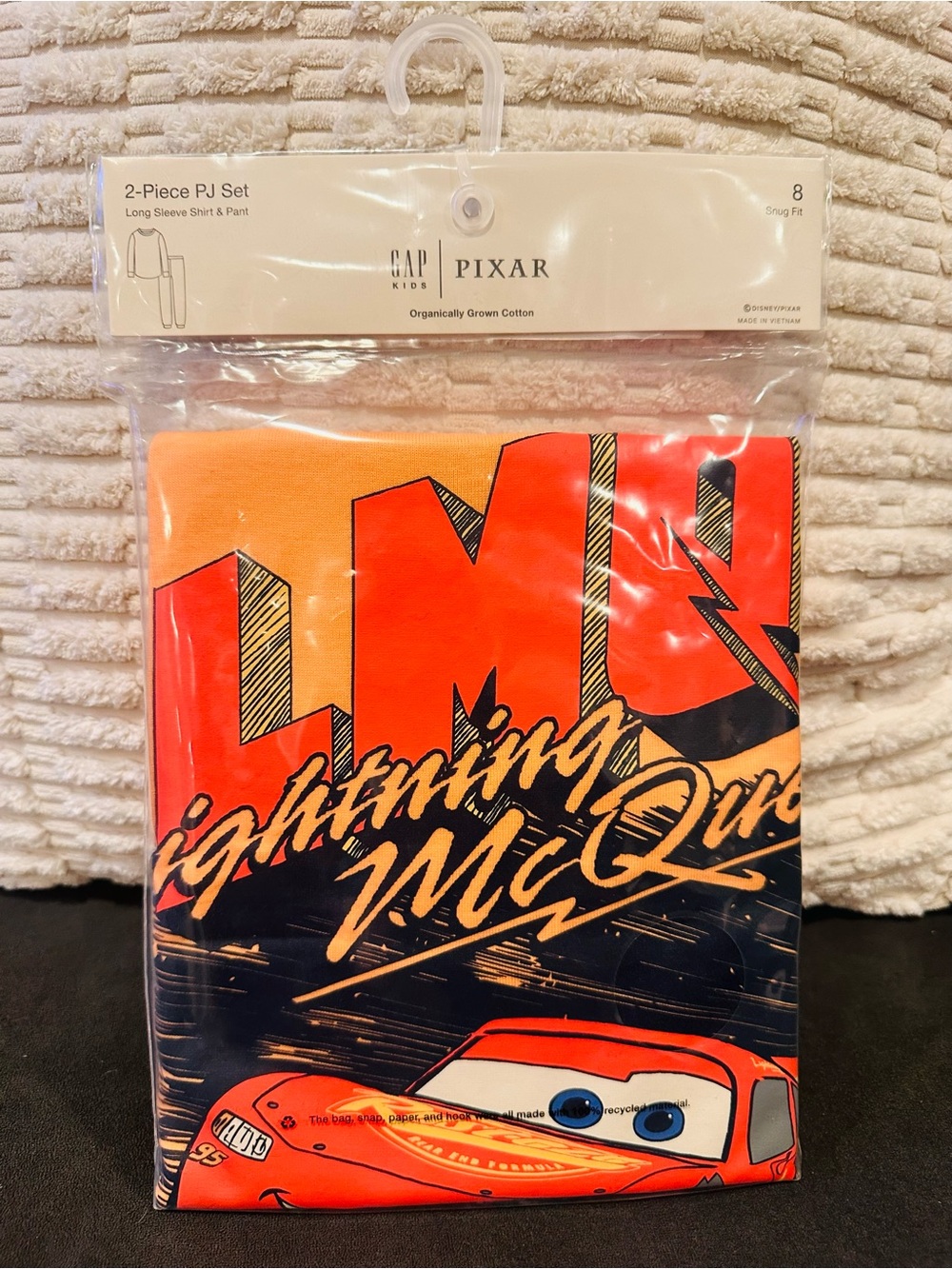 GAP Pixar Kids 2-Piece Pajama Set - Lightning McQueen NEW